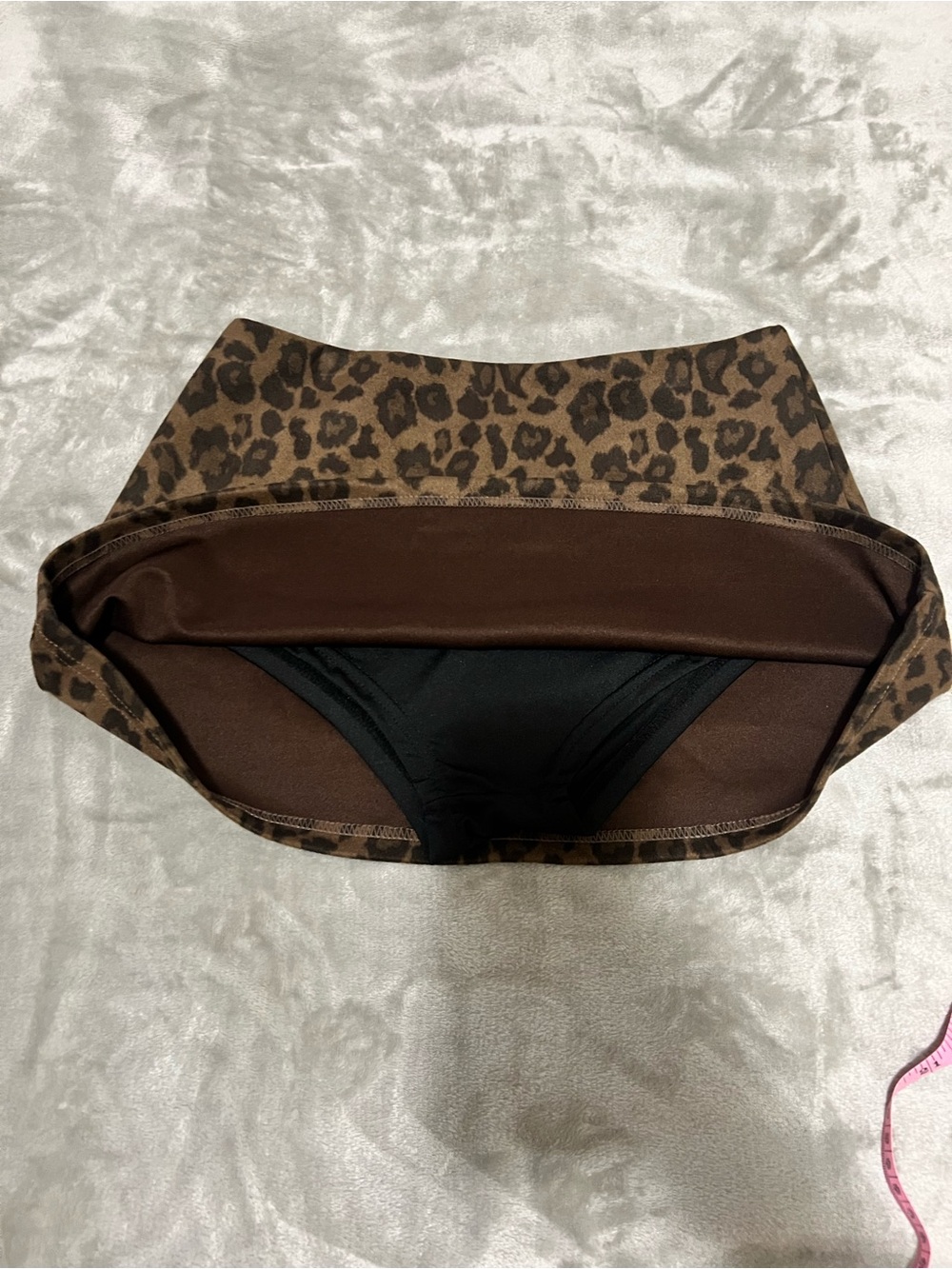 Chrome Riot Leopard Mini Skort - Picture 2 of 4